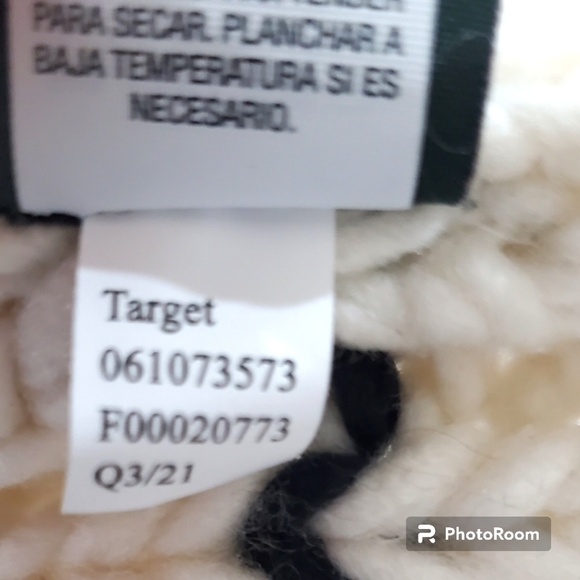 NWOT Wild Fable cream / black knit crochet cowl next tube infinity scarf - Picture 5 of 5